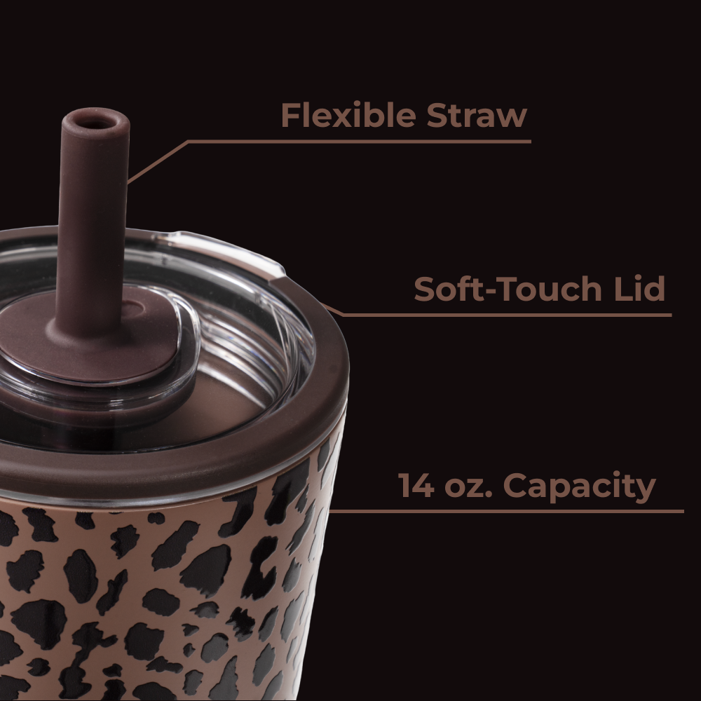 Brown Leopard - Everyday Tumbler 14oz