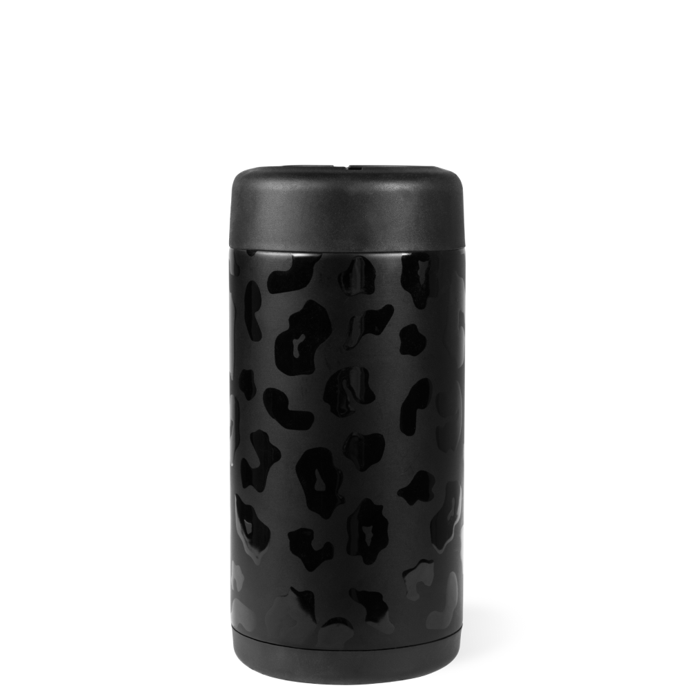 Black Leopard - Can Cooler (Slim)